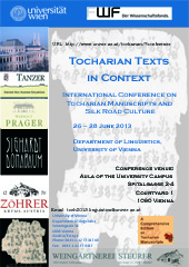Poster of the Tocharian conference 2013