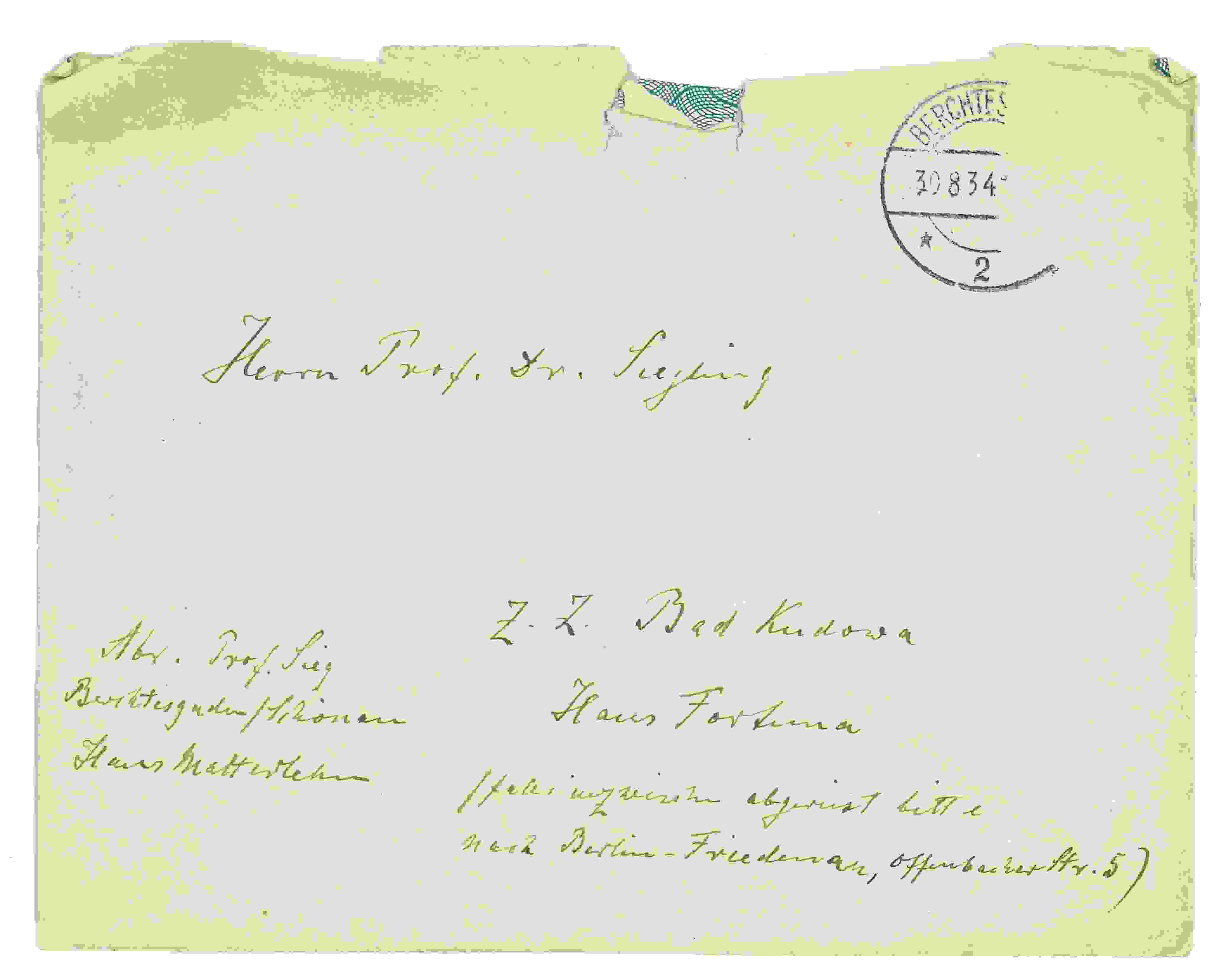 Siegling Letter 22 – Image a